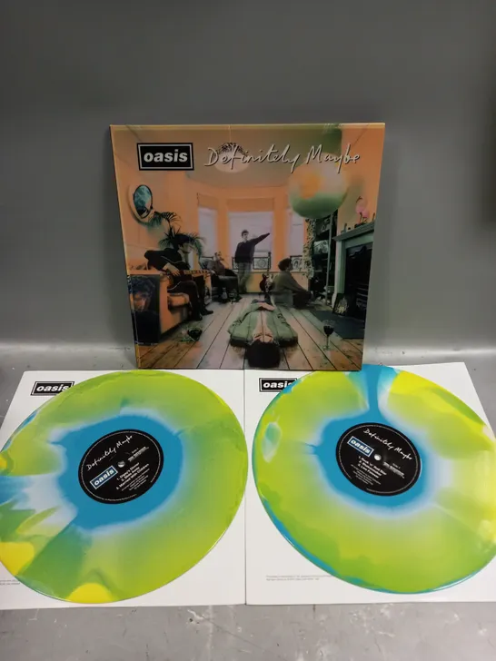 OASIS DEFINITELY MAYBE 30TH ANNIVERSARY LENTICULAR SLEEVE LIMITED EDITION VINYL - 13283/15000