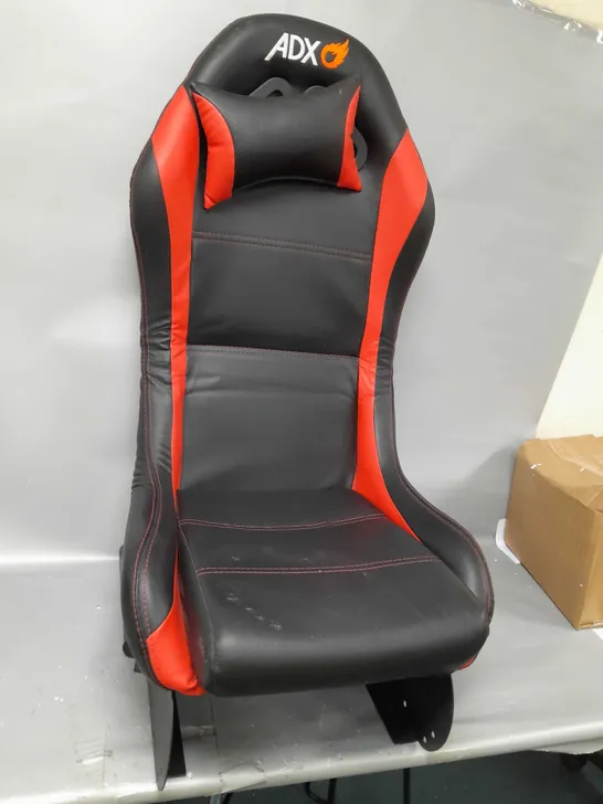 ADX VIRGO RED/BLACK LEATHER GAMING CHAIR - COLLECTION ONLY 