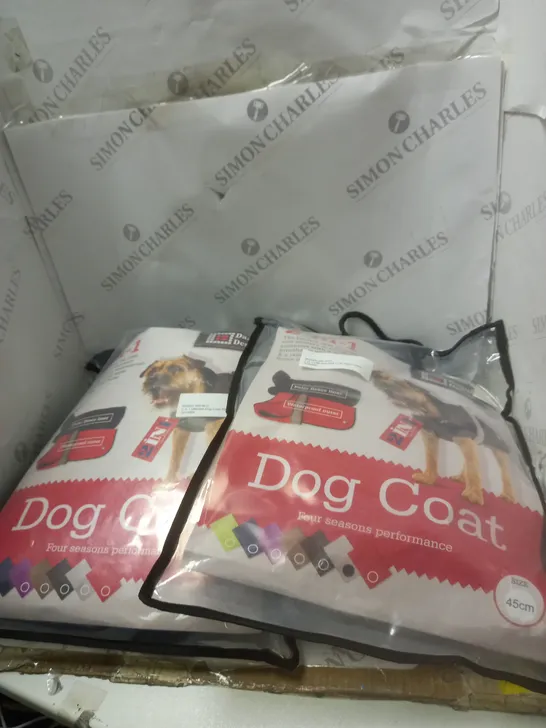 2 X DANISH DESIGN - THE ULTIMATE 2 IN 1 WATERPROOF AND FLEECE DOG COAT