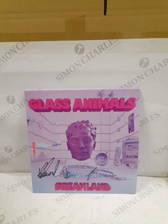 GLASS ANIMALS DREAMLAND: REAL LIFE EDITION - LIMITED EDITION GLOW IN THE DARK VINYL (SIGNED HOWEVER UNABLE TO TELL AUTHENTICITY)