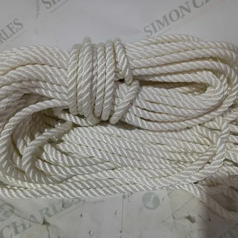 DESIGNER SATIN EFFECT TWISTED ROPE IN CREAM