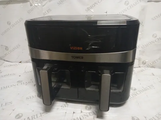 TOWER T17100 VORTX VIZION 9L DUAL BASKET AIR FRYER