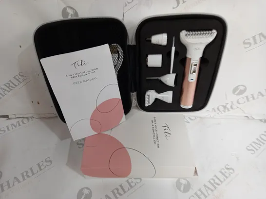 BOXED TILI 5-IN-1 MULTI-FUNCTIONAL HAIR REMOVAL KIT PINK