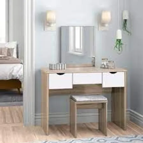 BOXED COMFORT DRESSING TABLE WITH MIRROR (2 BOXES)