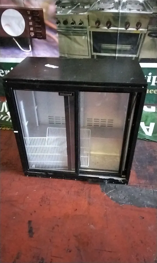 BLIZZARD DISPLAY DRINKS FRIDGE WITH SLIDING DOORS