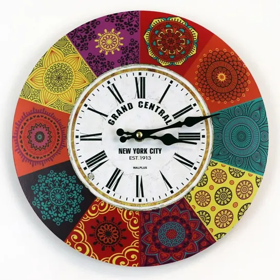 MANFRED WOOD WALL CLOCK