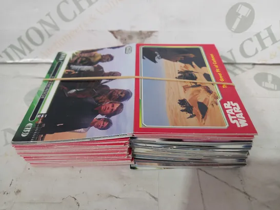 LOT OF ASSORTED TOPPS STAR WARS TRADING CARDS