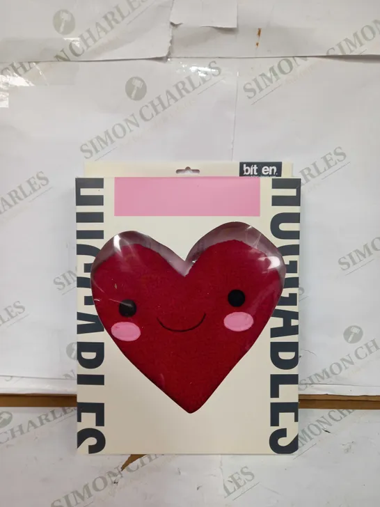 BITTEN HEART HUGGABLE CUSHION