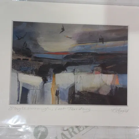 KATE BOYCE SIGNED ARTWORK - INGLEBOROUGH, LOST TERRITORY