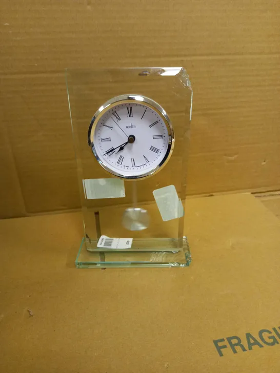 ACCTIM GLASS CLOCK DECORATION 