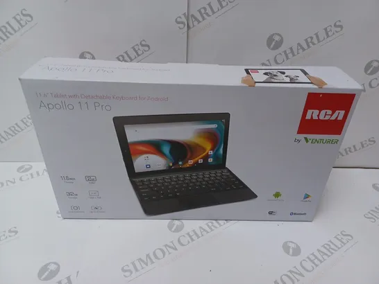 BRAND NEW BOXED VENTURER APOLLO 11 PRO 11.6" TABLET WITH DETACHABLE KEYBOARD