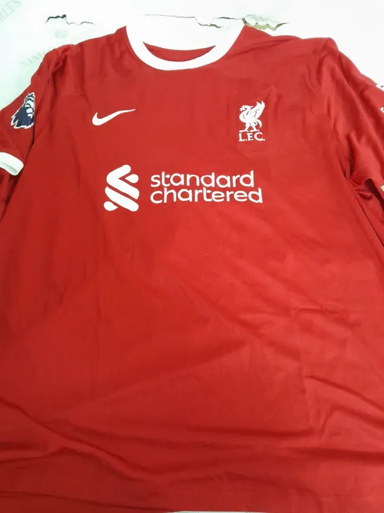 NIKE LIVERPOOL FOOTBALL CLUB 2023/2024 HOME SHIRT - F TCHOMAB 16 - 3XL