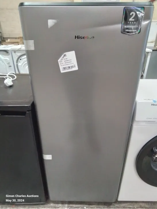 HISENSE FREESTANDING RETRO FRIDGE IN GREY - (RR220D4BDE)