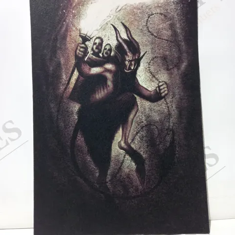COLLECTION OF APPROXIMATELY 5 LIMITED EDITION DEMON FOLKLORE KRAMPUS ART PRINTS