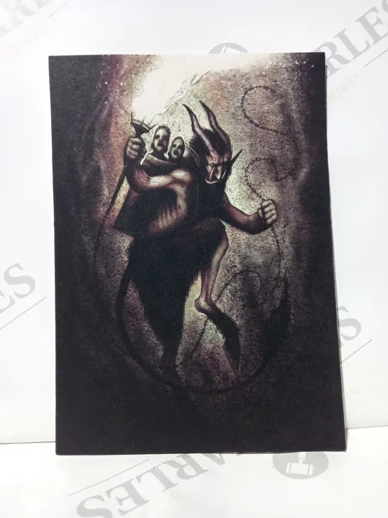 COLLECTION OF APPROXIMATELY 5 LIMITED EDITION DEMON FOLKLORE KRAMPUS ART PRINTS