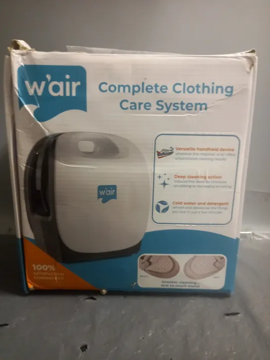 BOXED W'AIR COMPLETE CLOTHING CARE SYSTEM