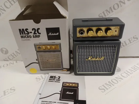 MARSHALL MS-2C MICRO AMP CLASSIC