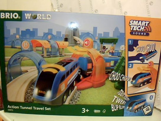 BRIO WORLD SMART TECH SOUND - ACTION TUNNEL TRAVEL SET FOR AGE 3 YEARS AND UP