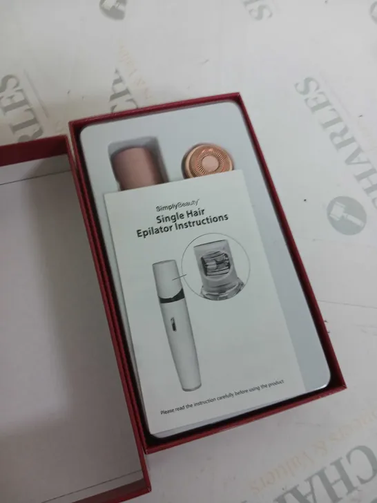 BOXED SIMPLY BEAUTY SINGLE HAIR EPILATOR