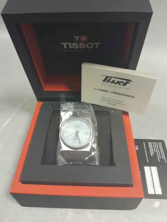 TISSOT STAINLESS STEEL SAPPHIRE CRYSTAL T137407-A WATCH