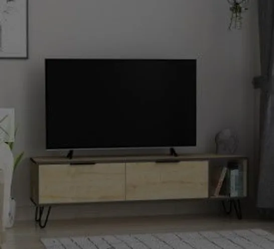 BOXED FUROKI TV UNIT - HESE/ANTHRACITE 