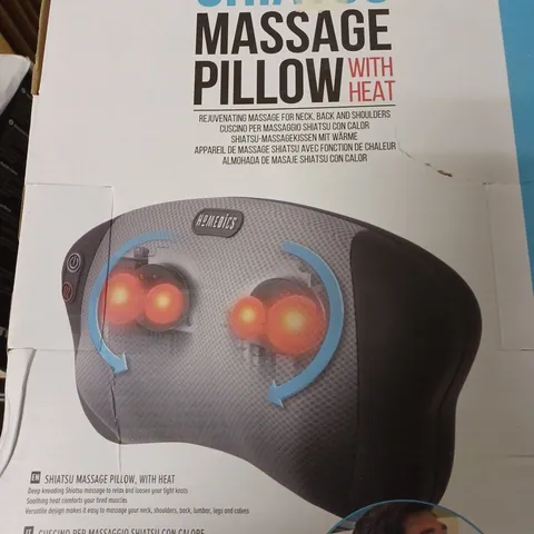 HOMEDICS SHIATSU MASSAGE PILLOW WITH HEAT