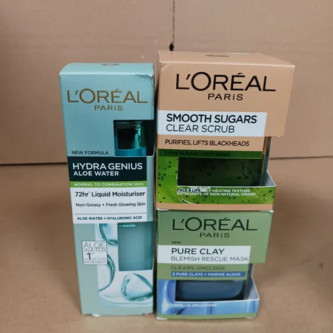 BOXED LOREAL PARIS FACIAL SCRUB SET 