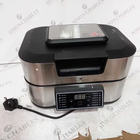 BOXED OUTLET COOK'S ESSENTIALS GRILL & AIRFRYER 5.5L