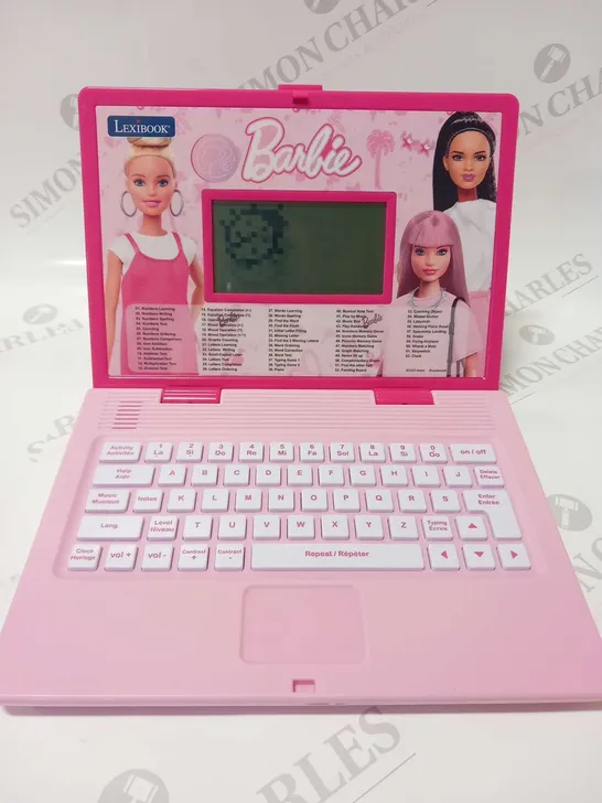 BARBIE LEXIBOOK BILINGUAL EDUCATIONAL LAPTOP