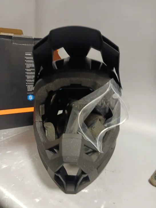 BOXED TRAJECTAL BLACK SMARTSHOCK ENDURO HELMET