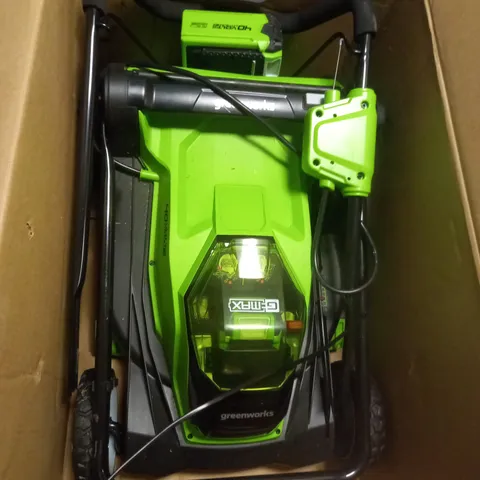 GREENWORKS 40 VOLT LITHIUM CORDLESS LAWNMOWER