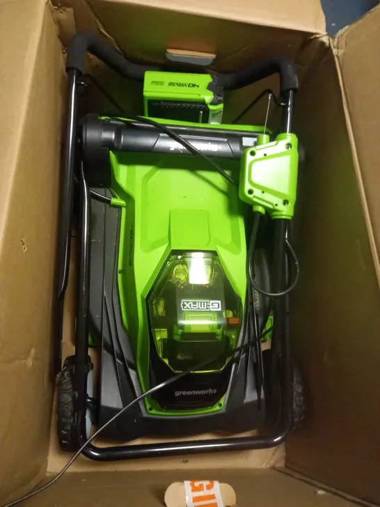 GREENWORKS 40 VOLT LITHIUM CORDLESS LAWNMOWER