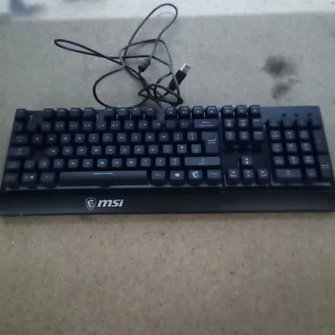 BOXED MSI VIGOR GK30 WIRED RGB GAMING KEYBOARD