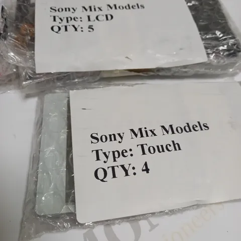SONY TOUCHSCREEN AND LCD APPROX. 9 ITEMS 