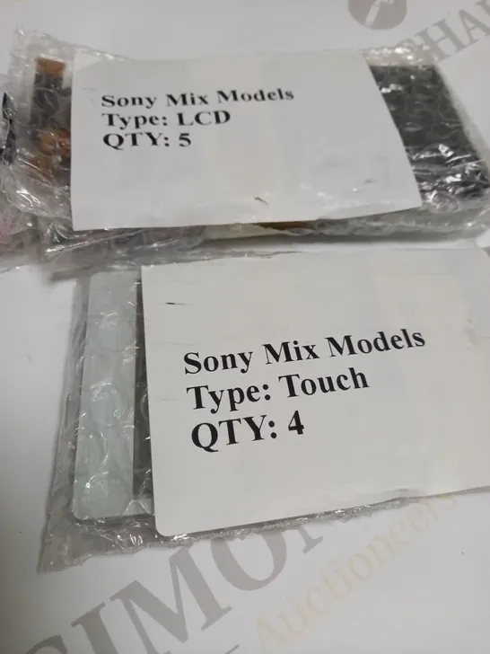 SONY TOUCHSCREEN AND LCD APPROX. 9 ITEMS 