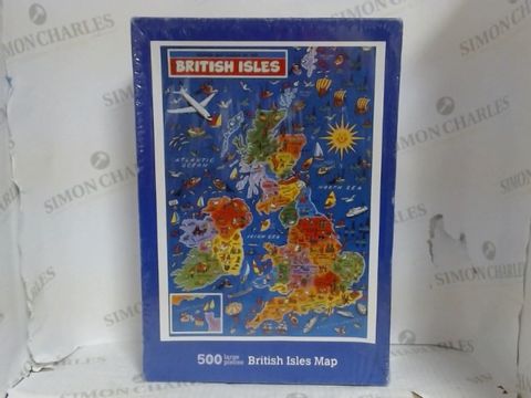 BRITISH ISLES MAP JIGSAW PUZZLE - BRAND NEW SEALED 