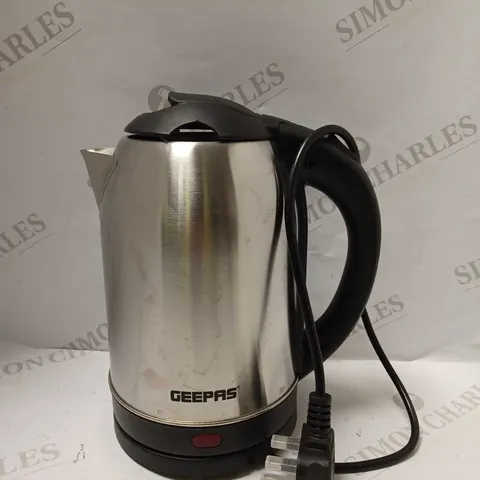 GEEPAS BRUSHED STEEL KETTLE 