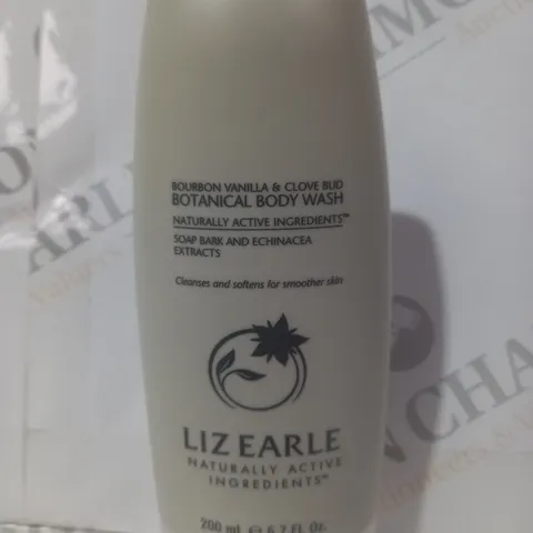 BOXED LIZ EARLE BOURBON VANILLA & CLOVE BUD BOTANICAL BODY WASH (200ML)