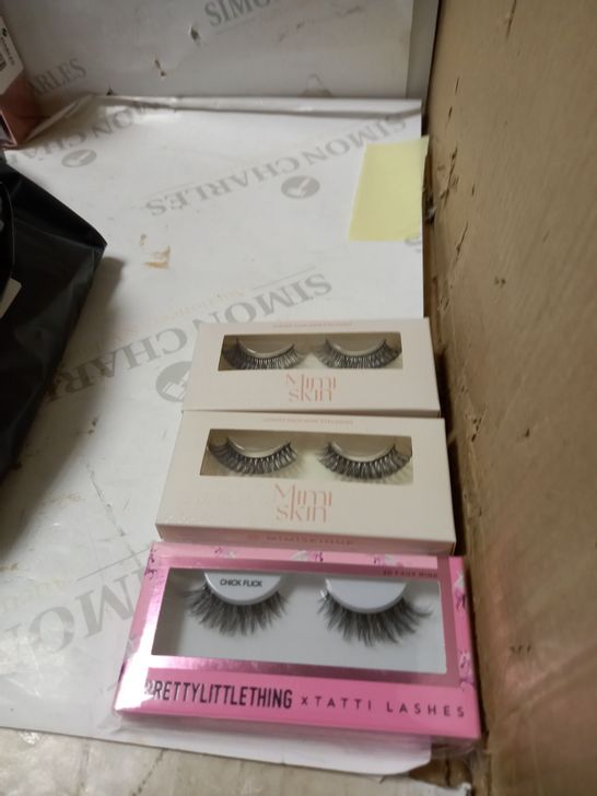 LOT OF 3 ASSORTED EYELASHES