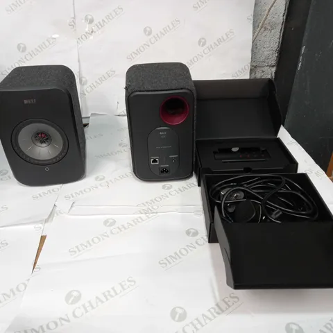 KEF LSX WIRELESS PAIR OF SPEAKERS - BLACK