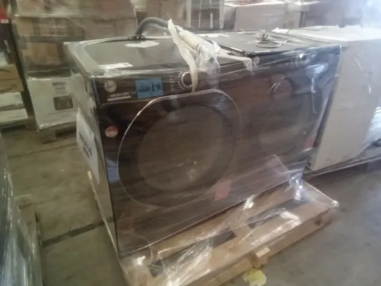 HOOVER H-WASH 500 HD4106AMBCB FREE STANDING WASHER AND HOOVER H-DRY 300 10KG CONDENSER TUMBLE DRYER BLACK