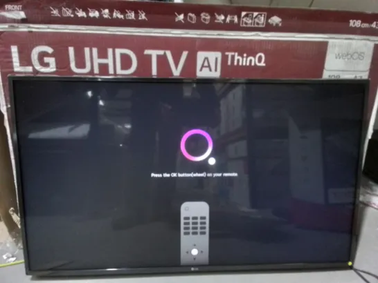 BOXED LG 43UN71 43 INCH UHD 4K HDR SMART LED TV