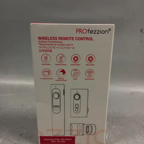 BOXED SEALED PROFEZZION WIRELESS REMOTE CONTROL 