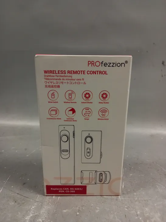 BOXED SEALED PROFEZZION WIRELESS REMOTE CONTROL 