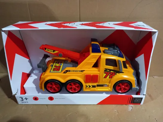 JOHN LEWIS RECOVERY TRUCK TOY 