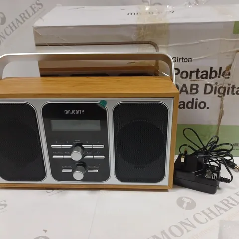 MAJORITY GIRTON PORTABLE DAB DIGITAL RADIO