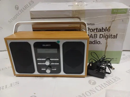 MAJORITY GIRTON PORTABLE DAB DIGITAL RADIO