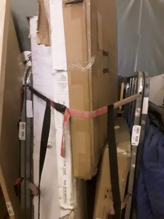 CAGE OF BOXED FURNITURE PARTS 