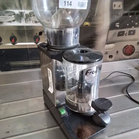 COMMERCIAL HEAVY DUTY FRACINO BRASIL COFFEE GRINDER MODEL 230V 275 WATT 1,300RPM