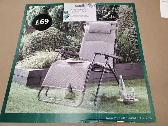 BOXED DUNELM AMSTERDAM LOUNGER